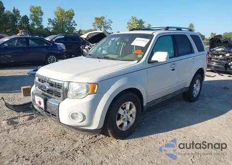 2012 Ford Escape Limited z USA, uszkodzony, nr VIN 1FMCU9EG4CKC73801